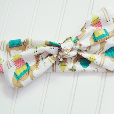 Donna Knotted Headband - Camels