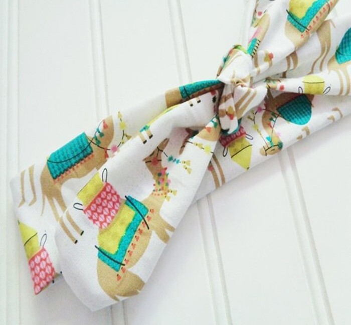 Donna Knotted Headband - Camels