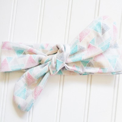 Donna Knotted Headband - Triangles