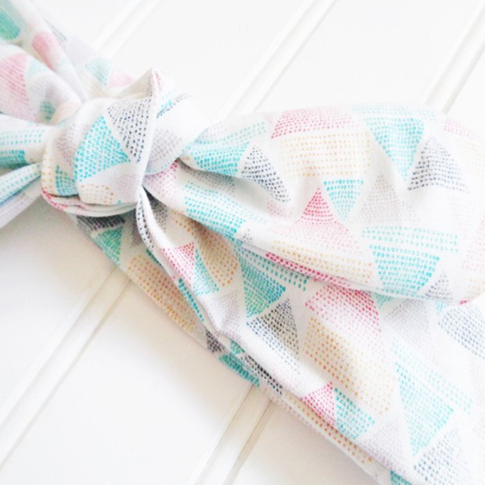 Donna Knotted Headband - Triangles