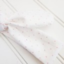  Donna Knotted Headband - Pink Dots
