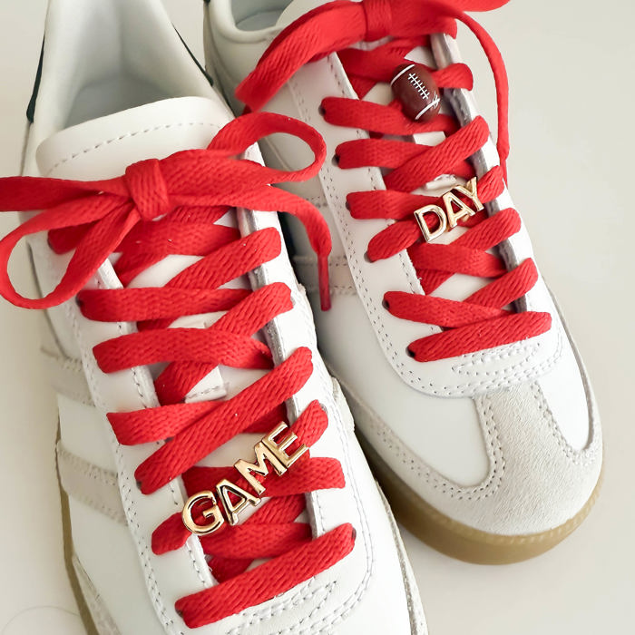 Game Day Sneaker Charm Lace Set