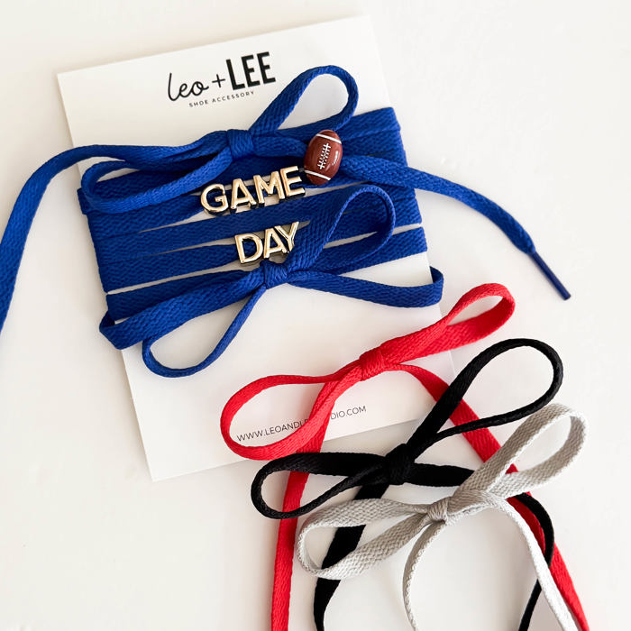 Game Day Sneaker Charm Lace Set