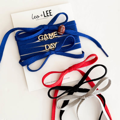 Game Day Sneaker Charm Lace Set