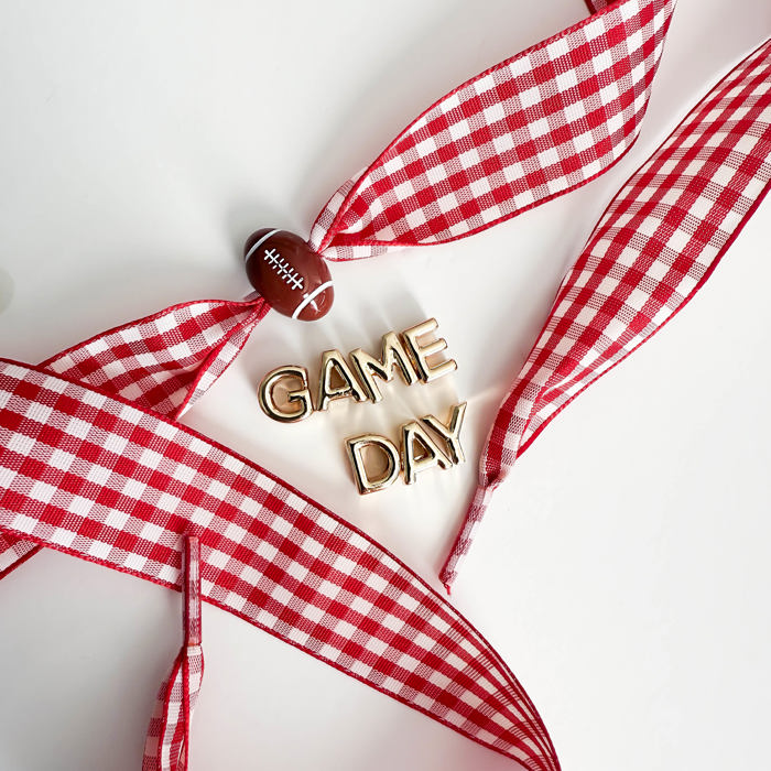 Game Day Gingham Sneaker Lace Charm Set – Gameday