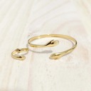 Gold Elegant Love Hug Couple Ring & Bracelet - Trendy & Durable