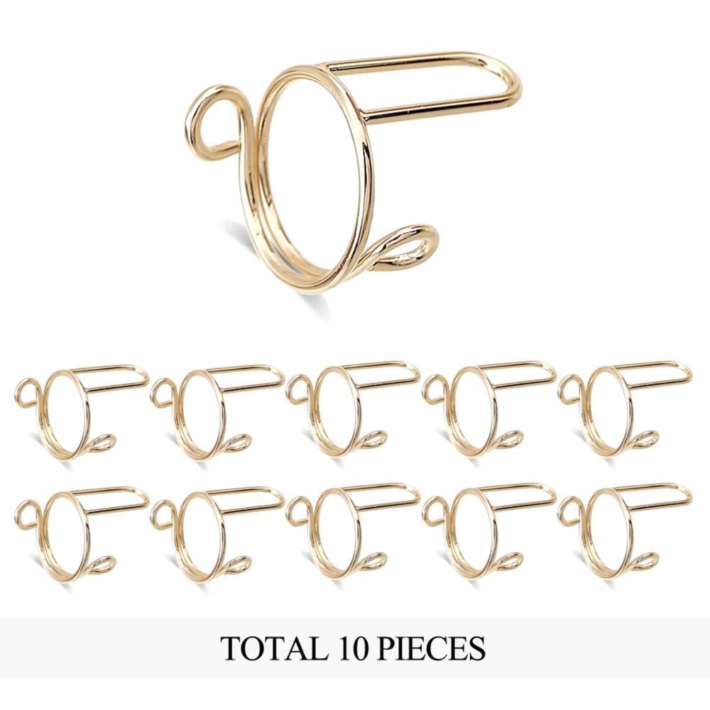 10-Piece of Thin Nail Rings – Trendy Fingertip Protectors