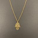  Hamsa Hand Pendant Necklace - Arabic Soy Luna Design