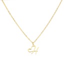 H Personalized Initial Heart Necklace - Gold Elegance & Style