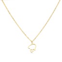 J Personalized Initial Heart Necklace - Gold Elegance & Style