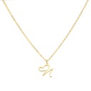 N Personalized Initial Heart Necklace - Gold Elegance & Style