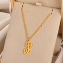 P Personalized Initial Necklace - Vintage Charm & Elegance