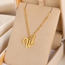 W Personalized Initial Necklace - Vintage Charm & Elegance