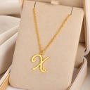 X Personalized Initial Necklace - Vintage Charm & Elegance