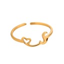 S Exquisite Initial Heart Ring - Premium & Effortless Style