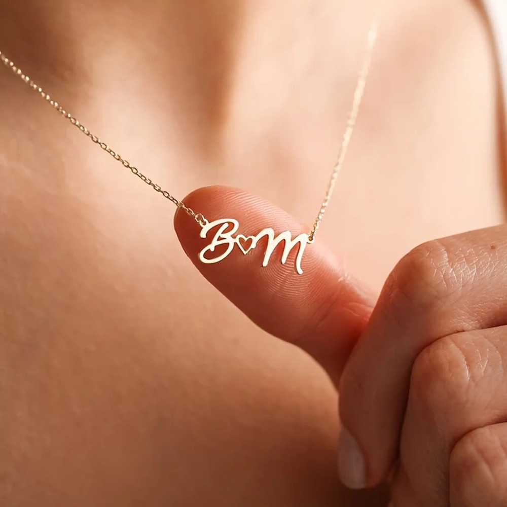 Custom Initials for Couples - Personalized Jewelry