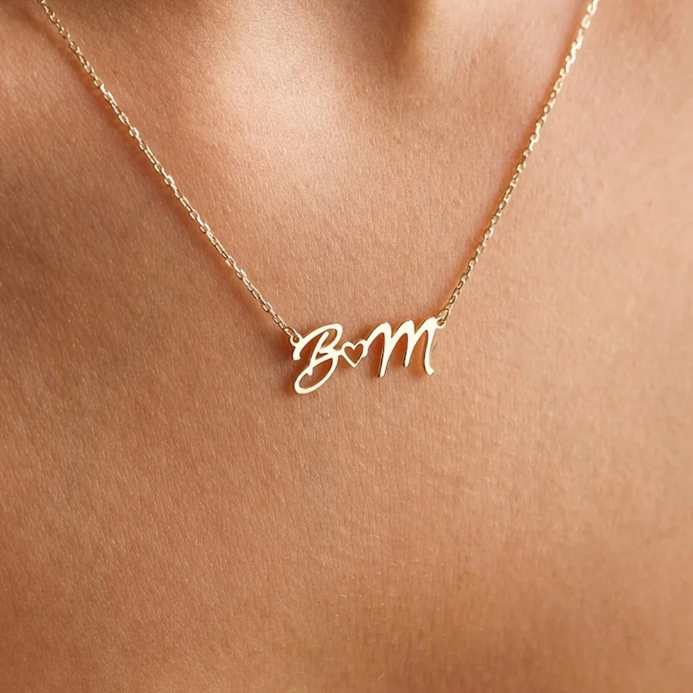 Custom Initials for Couples - Personalized Jewelry