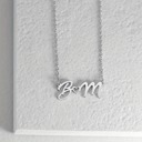 Silver Custom Initials for Couples - Personalized Jewelry