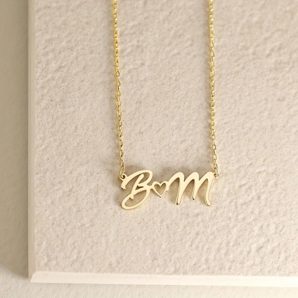 Custom Initials for Couples - Personalized Jewelry