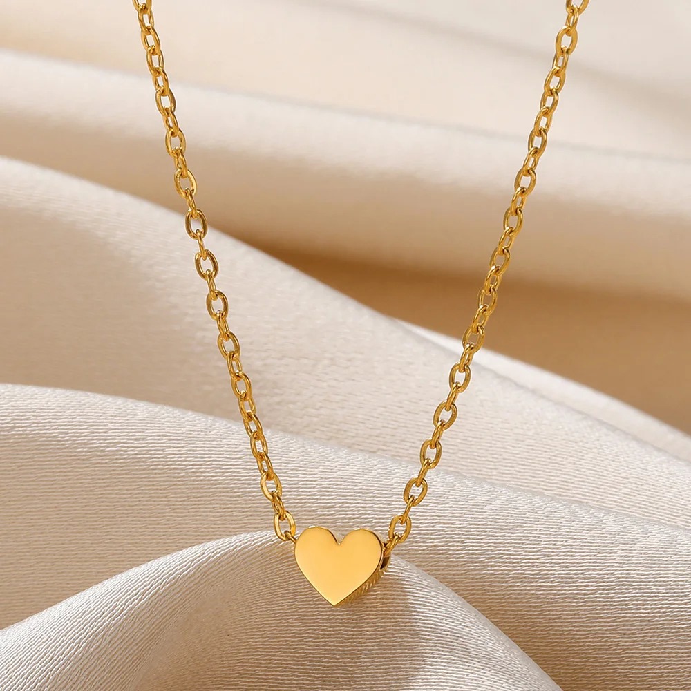 Star & Heart Minimalist Necklace - Chic & Timeless