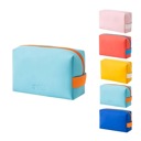 Light Blue Trendy Candy-  Colored Waterproof Makeup Bag