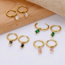  Trendy Zircon Hoop Earrings - Vintage Chic Style