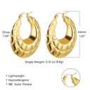 Style 6 Gold Plated Hoop Earrings - Simple Elegance, Premium Style