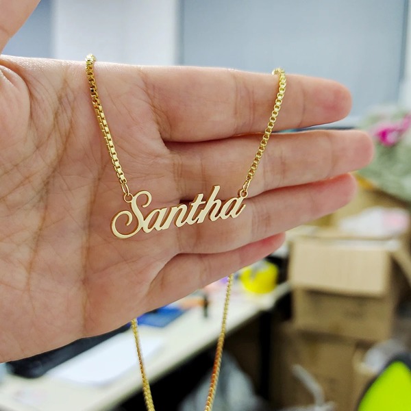 Personalized Name Choker Necklace - Elegant & Trendy