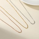  Luxurious 18K Gold Chain Necklace