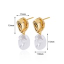  Trending Zircon Pearl Earrings - Luxurious Gold Drop Earrings