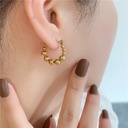  Vintage Geometric Hoop Earrings - Fashion & Edgy Style