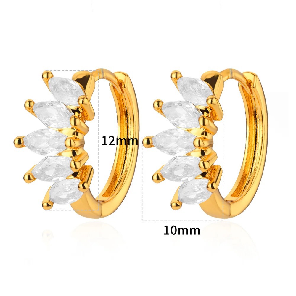 Starfish Zircon Earrings - Elegant & Fashion