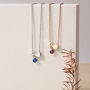  Personalized Birthstone Initial Necklace - Chic & Fashion