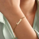  🌸 Personalized Curb Chain Name Bracelet - Chic & Stylish