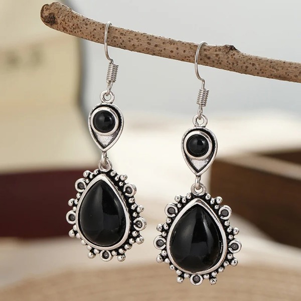 Bohemian Water Drop Earrings - Chic & Elegant