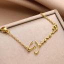  Personalized Heart Name Bracelet - Chic & Timeless Style