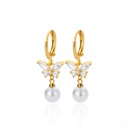 Style 11 Trending Zircon Pearl Earrings - Luxurious Gold Drop Earrings