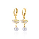 Style 12 Trending Zircon Pearl Earrings - Luxurious Gold Drop Earrings