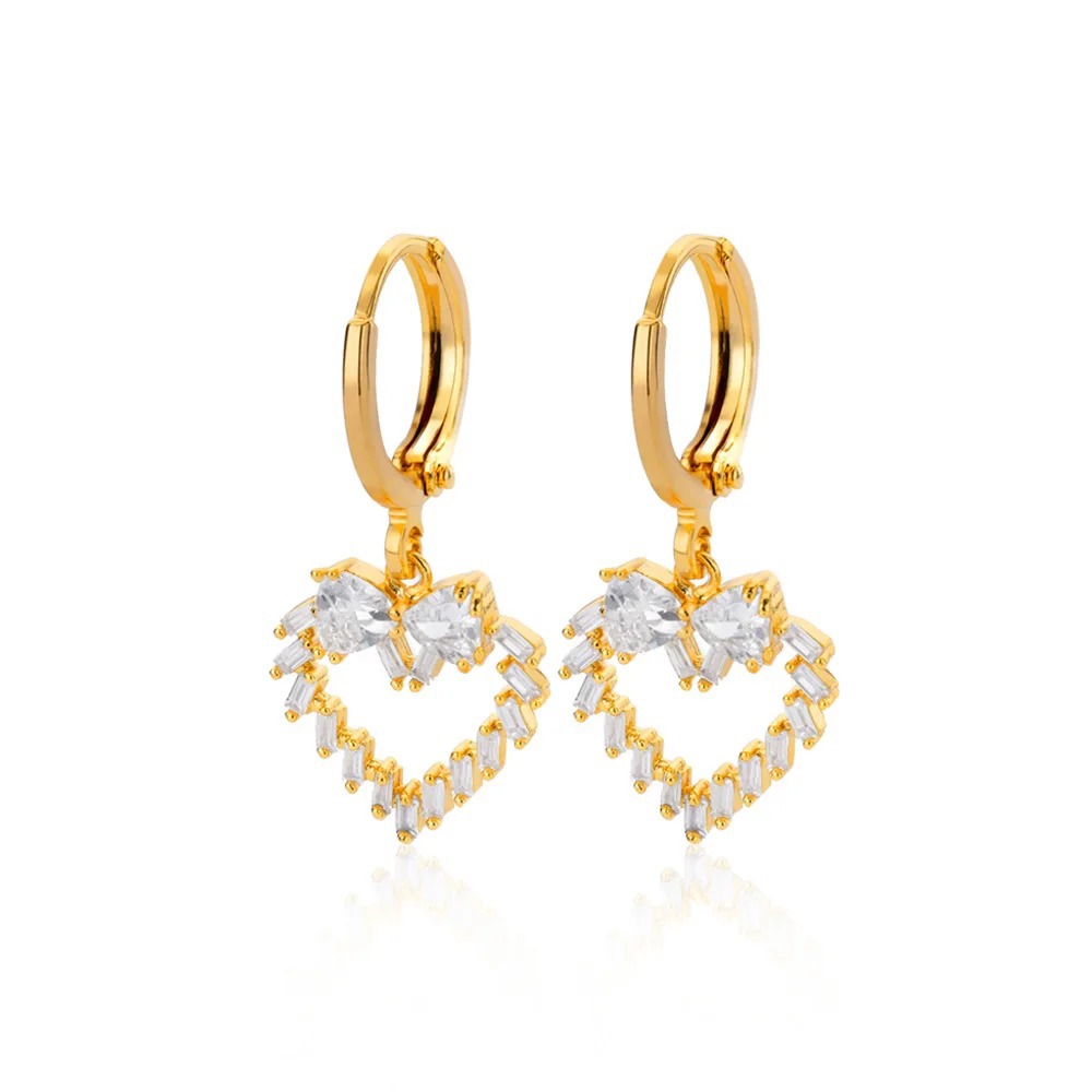 Trending Zircon Pearl Earrings - Luxurious Gold Drop Earrings