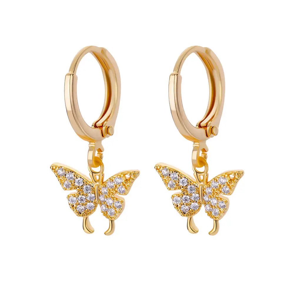 Trending Zircon Pearl Earrings - Luxurious Gold Drop Earrings