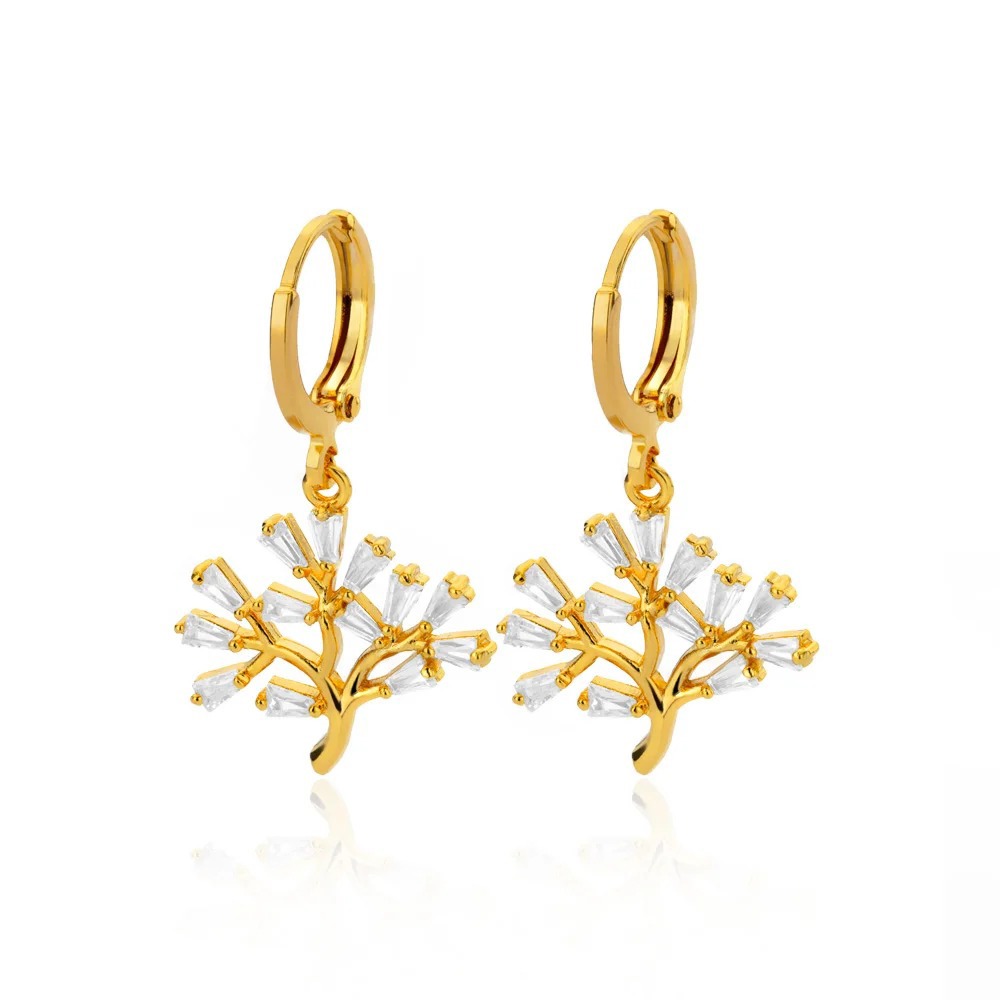 Trending Zircon Pearl Earrings - Luxurious Gold Drop Earrings