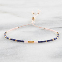 Dark Navy Beaded String Bracelets