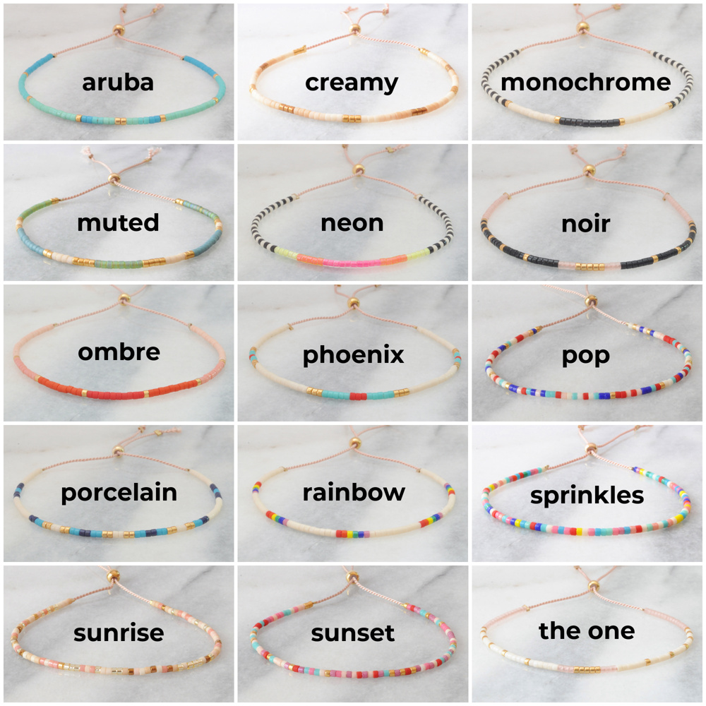 Beaded String Bracelets