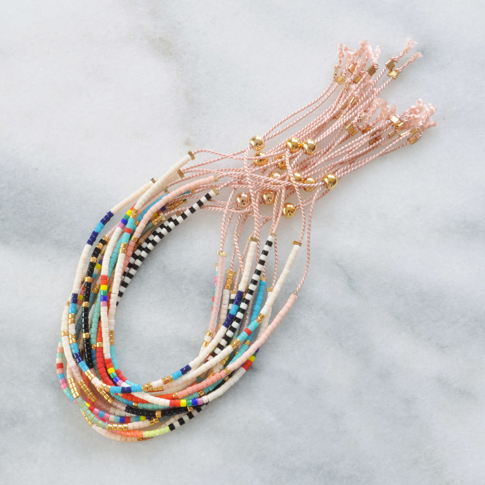 Beaded String Bracelets