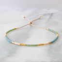 Muted Beaded String Bracelets