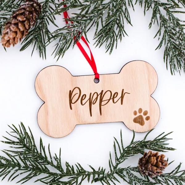 Personalized Pet Ornament, Custom Dog Ornament, Dog Lover Gift, Custom Cat Ornament, Cat Lover Gift