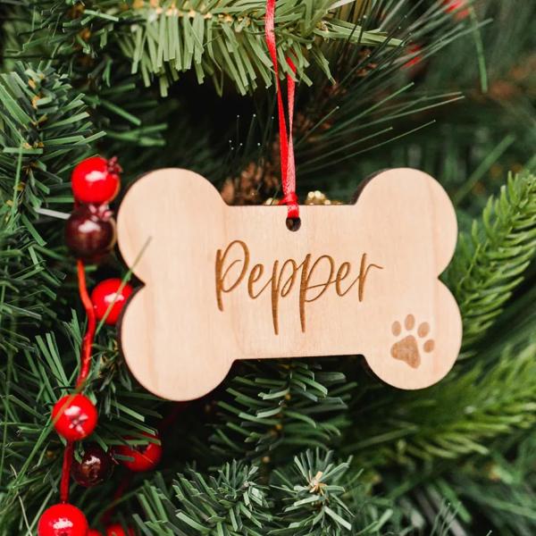 Personalized Pet Ornament, Custom Dog Ornament, Dog Lover Gift, Custom Cat Ornament, Cat Lover Gift