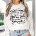 Small White 90's Country Vibes Sweatshirt