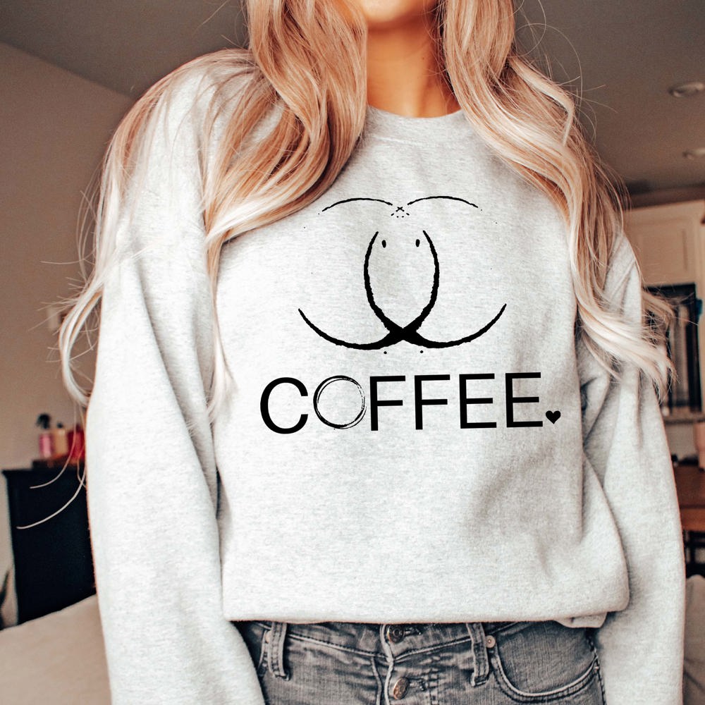 Coffee Rings Graphic Sweatshirt