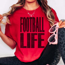  Sports Life Graphic Tees | Comfort Colors Game Day Shirt | Baseball, Cheer, Football, Softball + More
